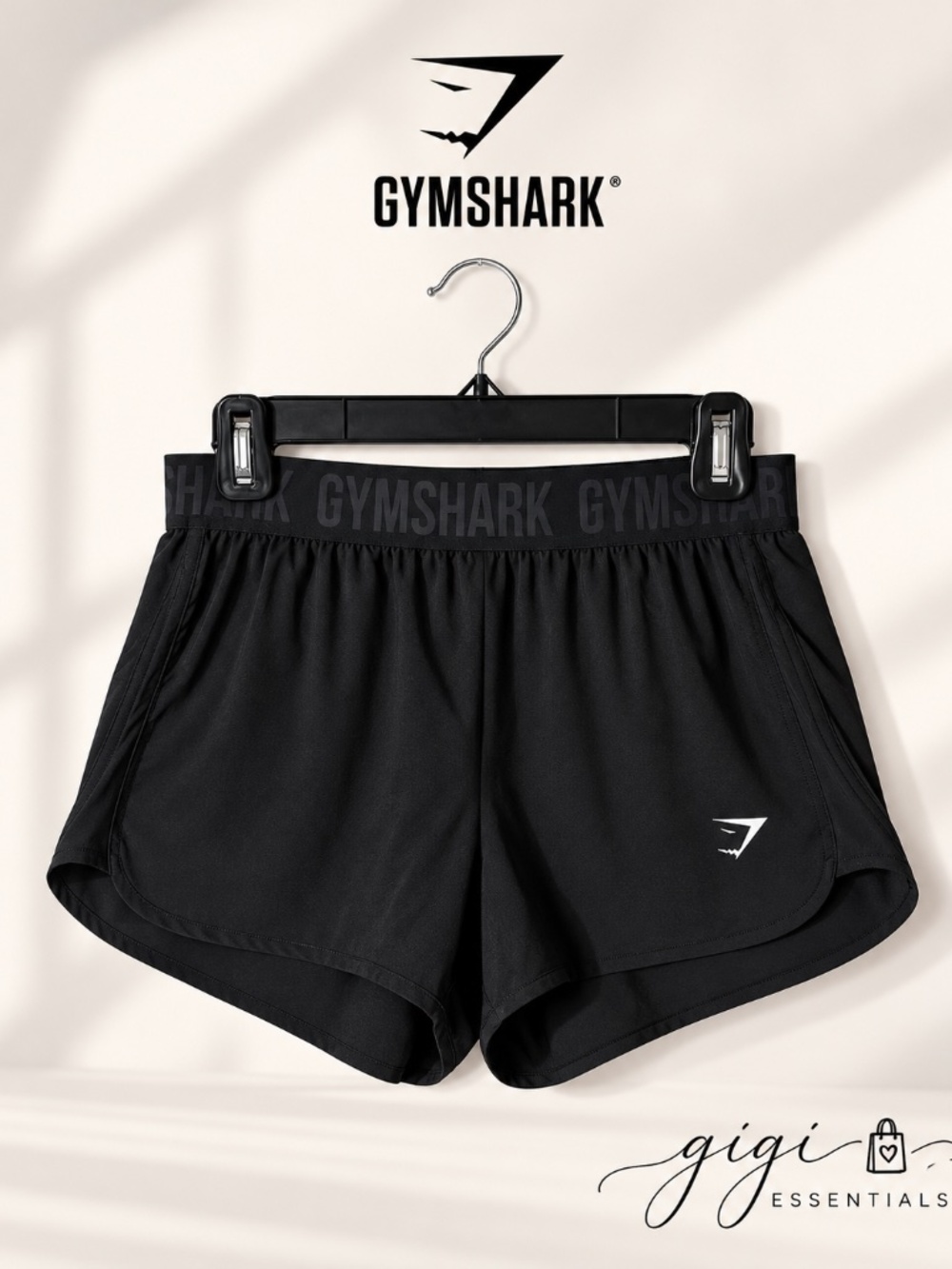 Gymshark Women's Black Athletic Running Shorts Size Medium